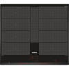 Piano cottura a induzione 60 cm - SIEMENS - 4 fuochi - 59,2 x 52,2 cm - Nero - IQ700 - EX651LYC1F