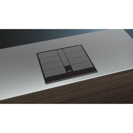 Piano cottura a induzione 60 cm - SIEMENS - 4 fuochi - 59,2 x 52,2 cm - Nero - IQ700 - EX651LYC1F