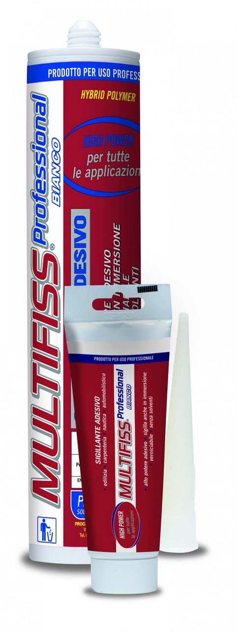 Sigillante Multifiss Bianco Professional 80 Ml. Incolla Anche In Immersione