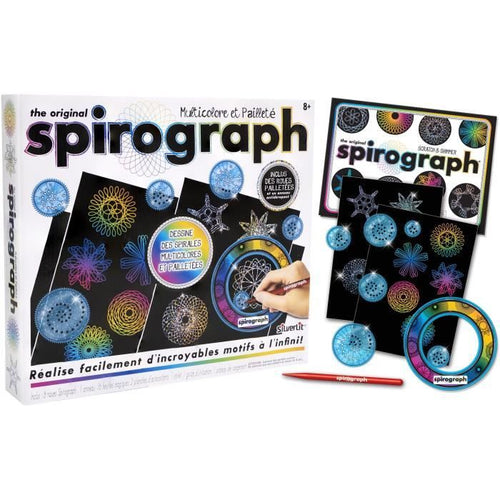 Multicolore e scintillante - SPIROGRAFO