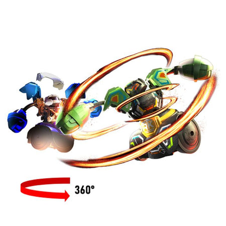 Robot da combattimento - SILVERLIT - Kombat Tornado - Capacità di distruzione - Attacco a 360 - Set di 2 robot