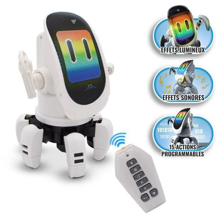 Giocattolo programmabile telecomandato - SILVERLIT - YCOO OCTOBOT SQUID - Rotazione - Blu - Dai 5 anni