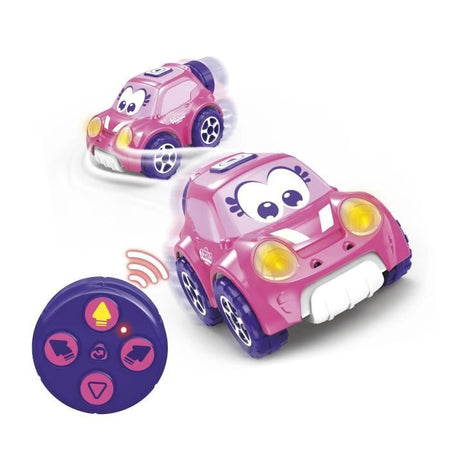 Coche teledirigido - TOOKO - FOLLOW ME - Rosa - A partir de 2 aos - Efectos de luz y sonido