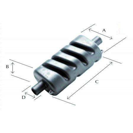 Silenziatore Ø Mm.75