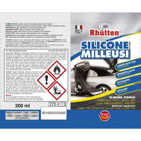 Silicone Spray Ml200 Sbloccante Olio