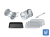 SILVERCREST KITCHEN TOOLS Friggitrice ad Aria Calda 9 in 1 1800W 10L