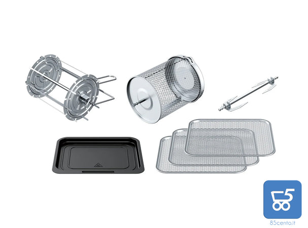 SILVERCREST KITCHEN TOOLS Friggitrice ad Aria Calda 9 in 1 1800W 10L