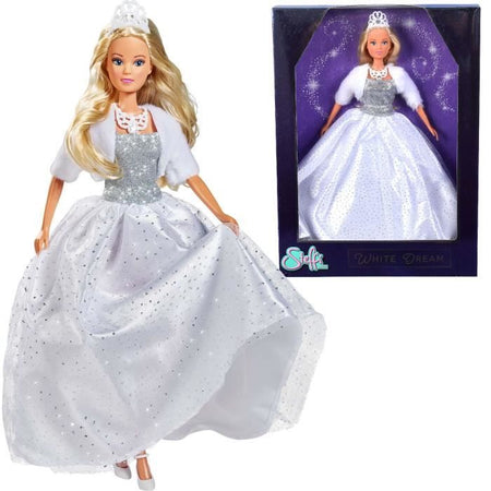 Steffi Love - Reve blanc - Bambola fashion 29 cm - Vestito + Accessori - Dai 3 anni