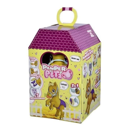 Pamper Petz Pony - Personaggio interattivo con pony + accessori Diaper Gang
