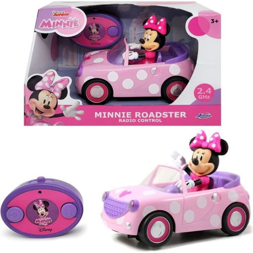 Coches - Coche radiocontrol Majorette - Minnie - 1 figura de Minnie incluida - Pilas no incluidas
