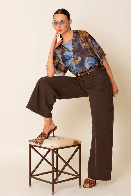 SISTE'S | Blusa chiffon fantasia fiori