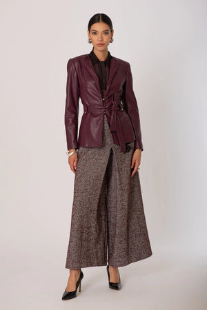 SISTE'S | Giacca morbida in ecopelle con cintura