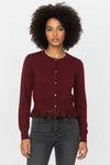 SISTE'S | Cardigan corto con bordo in pizzo