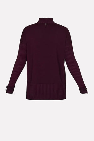 SISTE'S | Maglia collo cratere a costine