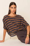 SISTE'S | Maglia a righe in rete