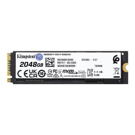 KINGSTON - SSD interno - KC3000 - 2048GB - M.2 NVMe (SKC3000D/2048G)