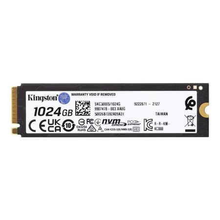 KINGSTON - SSD interno - KC3000 - 1024GB - M.2 NVMe (SKC3000S/1024G)