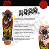 Skateboard Cruiser Ghettoblaster  Mogano Tki Totem 26 -7,25