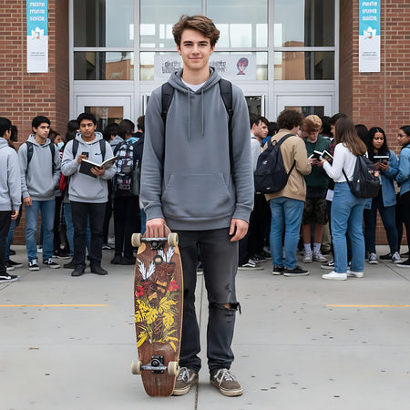 Skateboard Cruiser Ghettoblaster  Mogano Tki Totem Fish Tail  30" -9"