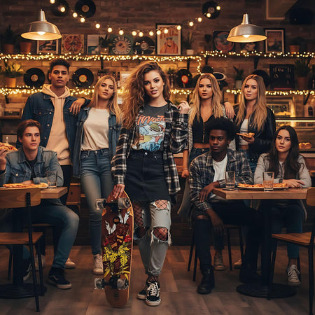 Skateboard Cruiser Ghettoblaster  Mogano Tki Totem 32" -9,25"