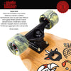 Skateboard Cruiser Ghettoblaster  Teak Geroglific  Fis tail  30 -9