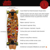 Skateboard Cruiser Ghettoblaster  Teak Geroglific  Fidh tail 33 -9,5