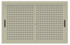 Sopralzo armadio per ufficio con piani interni metallici e ante forate cm. 150x60x85h