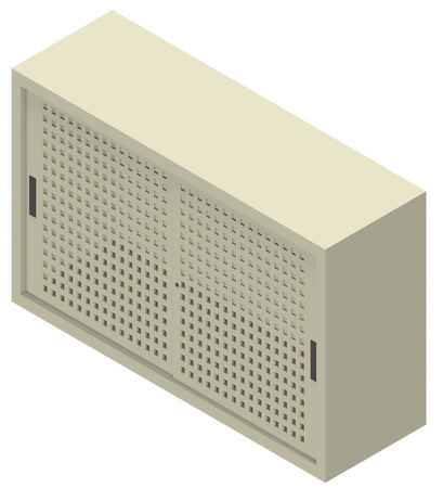 Sopralzo per Armadio Archiviazione con Ante Scorrevoli in lamiera forata cm. 150x45x85H