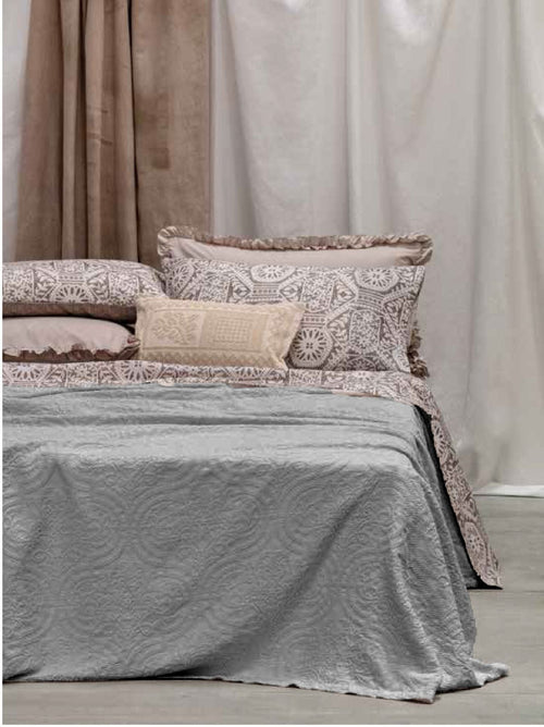 Copriletto Matrimoniale Riviera Delfi in Cotone Jacquard