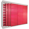 Armadio Madia con pannelli scorrevoli per ferramenta e officina cm. 248x60x195h