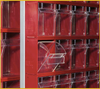 Armadio Madia con pannelli scorrevoli per ferramenta e officina cm. 248x60x195h