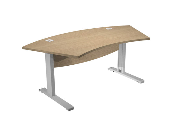 Scrivania direzionale con top in melaminico cm. 190x96x73h