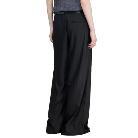 SEMICOUTURE pantaloni donna semicouture - nina - nero da donna