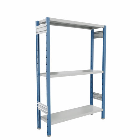 SCAFFALE metallico per magazzino Verniciata cm. 100x30x150h