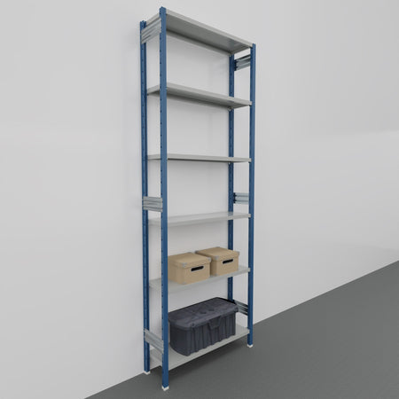 SCAFFALE da magazzino Verniciata cm. 100x30x300h