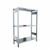 Scaffalatura in ferro per magazzino Zincata cm 100x40x150h