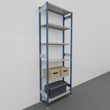 Scaffalatura da magazzino Verniciata cm. 100x40x300h
