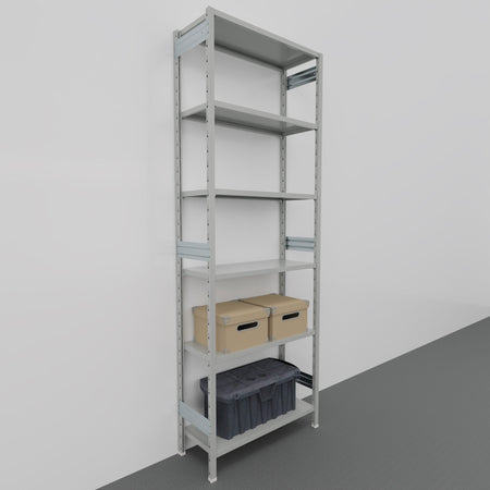 Scaffalatura da magazzino Verniciata cm. 100x40x300h