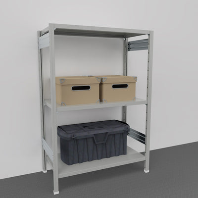 Scaffalatura metallica da magazzino Verniciata cm. 100x50x150h