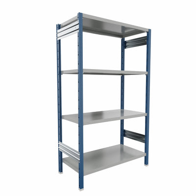 Scaffalatura in metallo da magazzino Verniciata cm. 100x50x180h