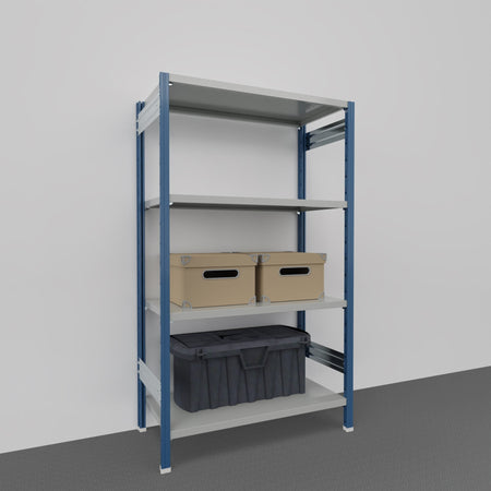 Scaffalatura in metallo da magazzino Verniciata cm. 100x50x180h