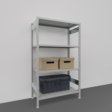 Scaffalatura in metallo da magazzino Verniciata cm. 100x50x180h