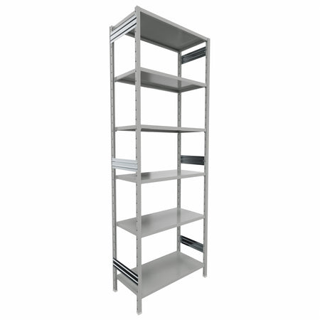 Scaffalatura metallica da magazzino Verniciata cm. 100x50x300h