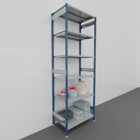 Scaffalatura da magazzino Verniciata cm. 100x60x300h