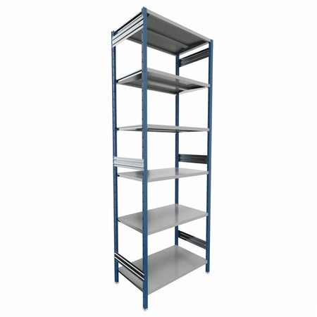 Scaffalatura da magazzino Verniciata cm. 100x60x300h
