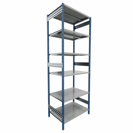 Scaffalatura in metallo da magazzino Verniciata cm. 100x70x300h