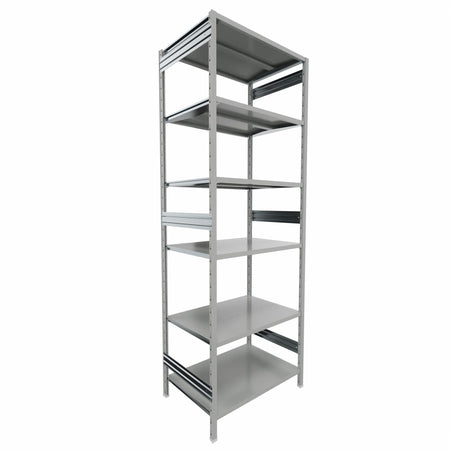Scaffalatura in metallo da magazzino Verniciata cm. 100x70x300h