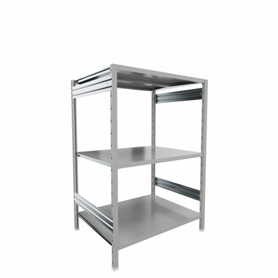 Scaffalatura metallica da magazzino Verniciata cm. 100x80x150h