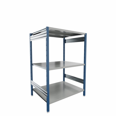 Scaffalatura metallica da magazzino Verniciata cm. 100x80x150h