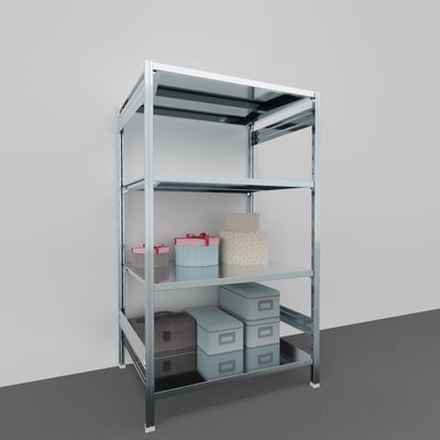 Scaffalatura in metallo da magazzino Zincata cm. 100x80x180h